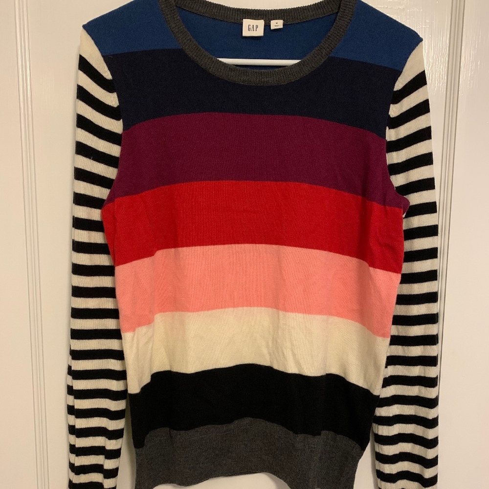 GAP classic striped sweater